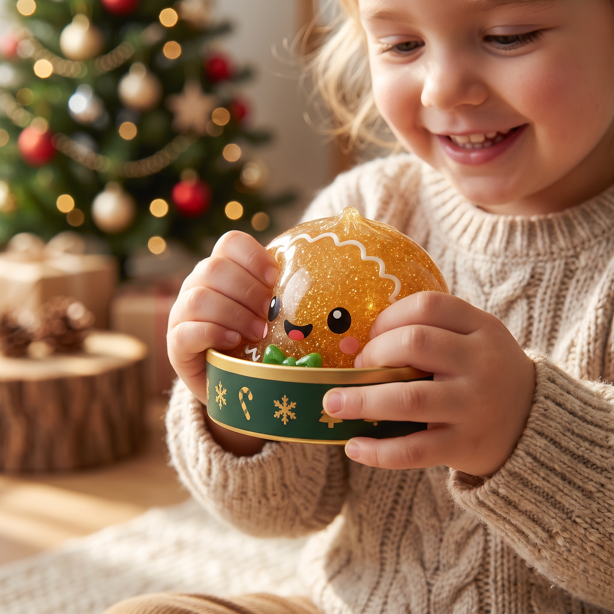 Christmas Dumpling Squishy Stress Relief Toy Set