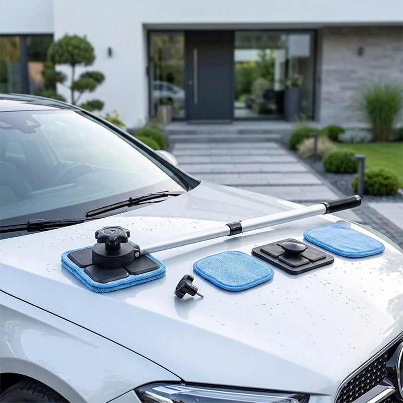 Double Sided Magnetic Windshield Cleaning Kit