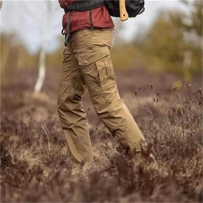 Men's Tactical Trousers with Waterproof and Windproof Protection for Outdoor Use