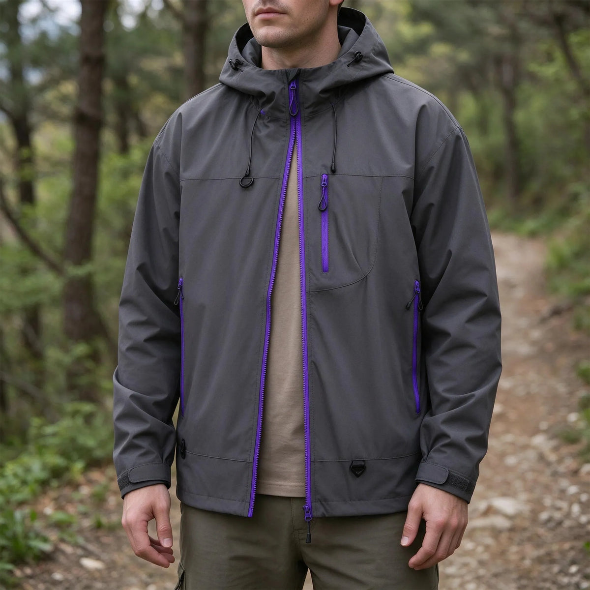 Koponak | Breevix Hooded Outdoor Windbreaker Jacket