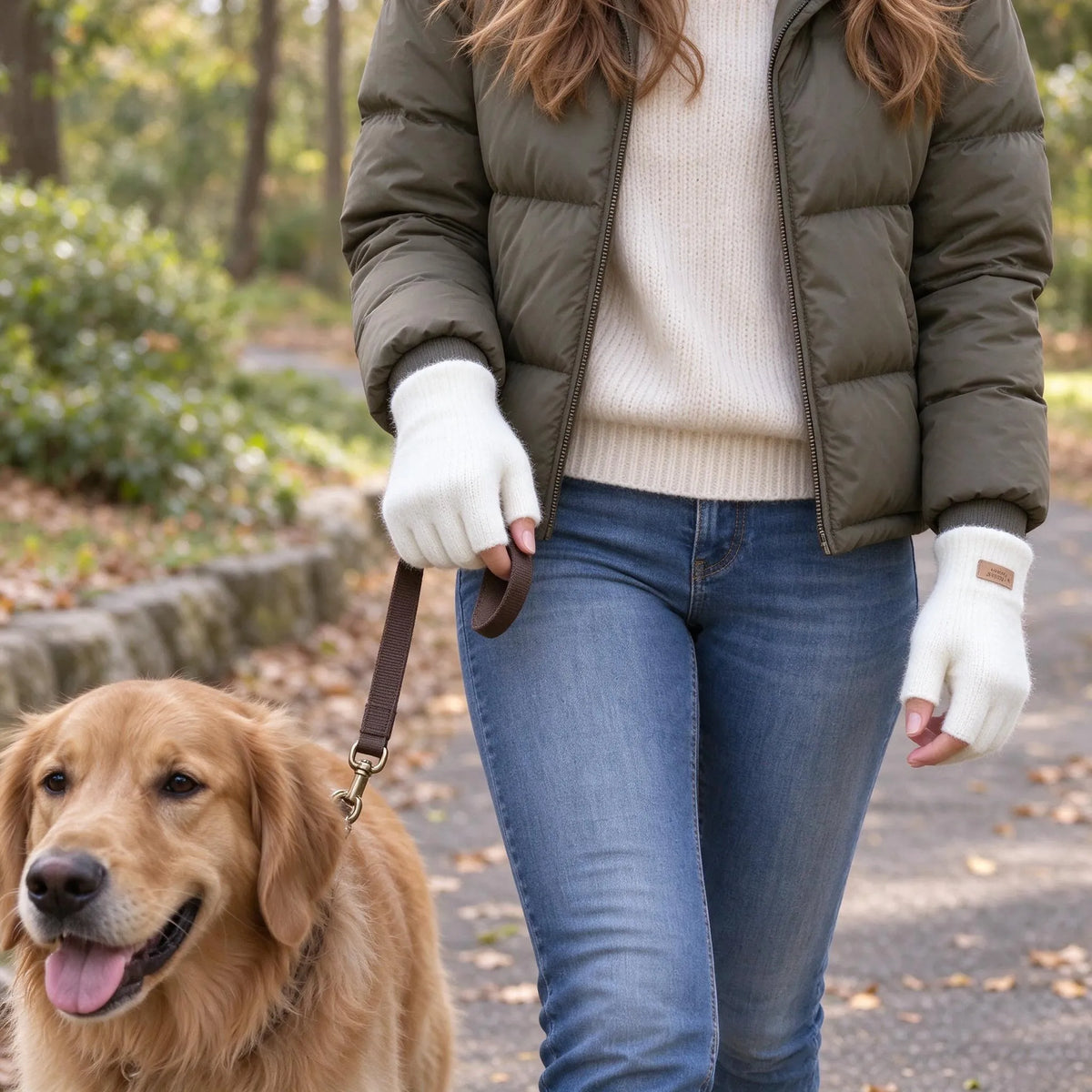 Koponak | Veltura Plush Lined Ribbed Knit Winter Gloves