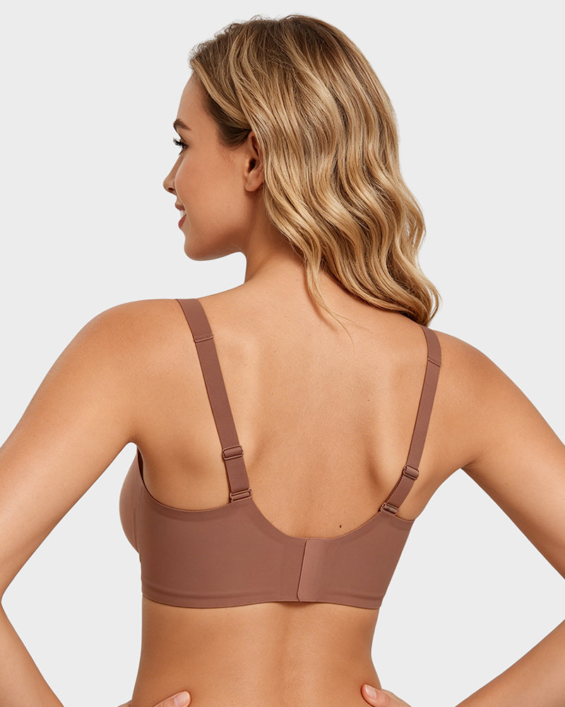 Low-Cut Wire-Free Push-Up Bra