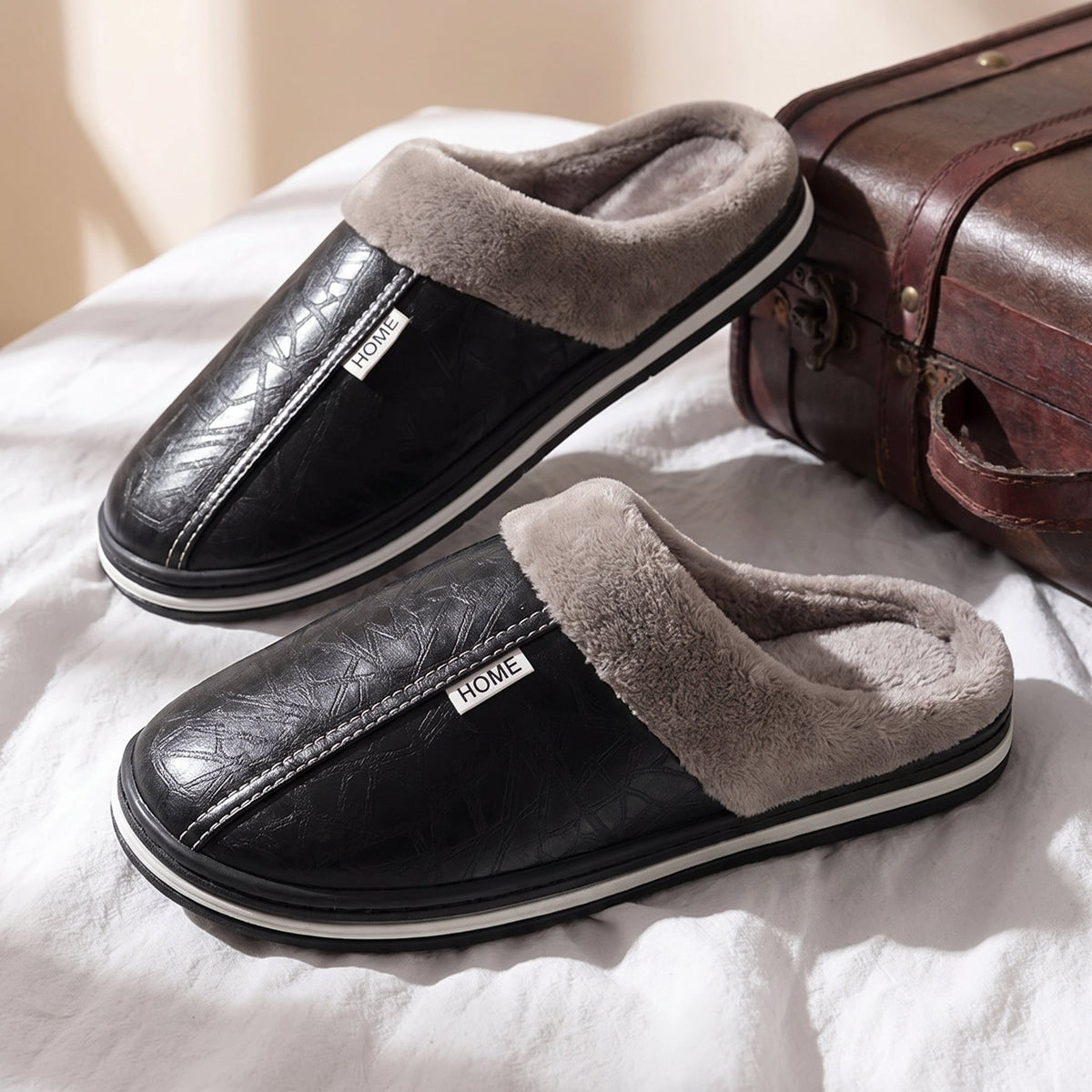 Thermal Quilted House Slippers
