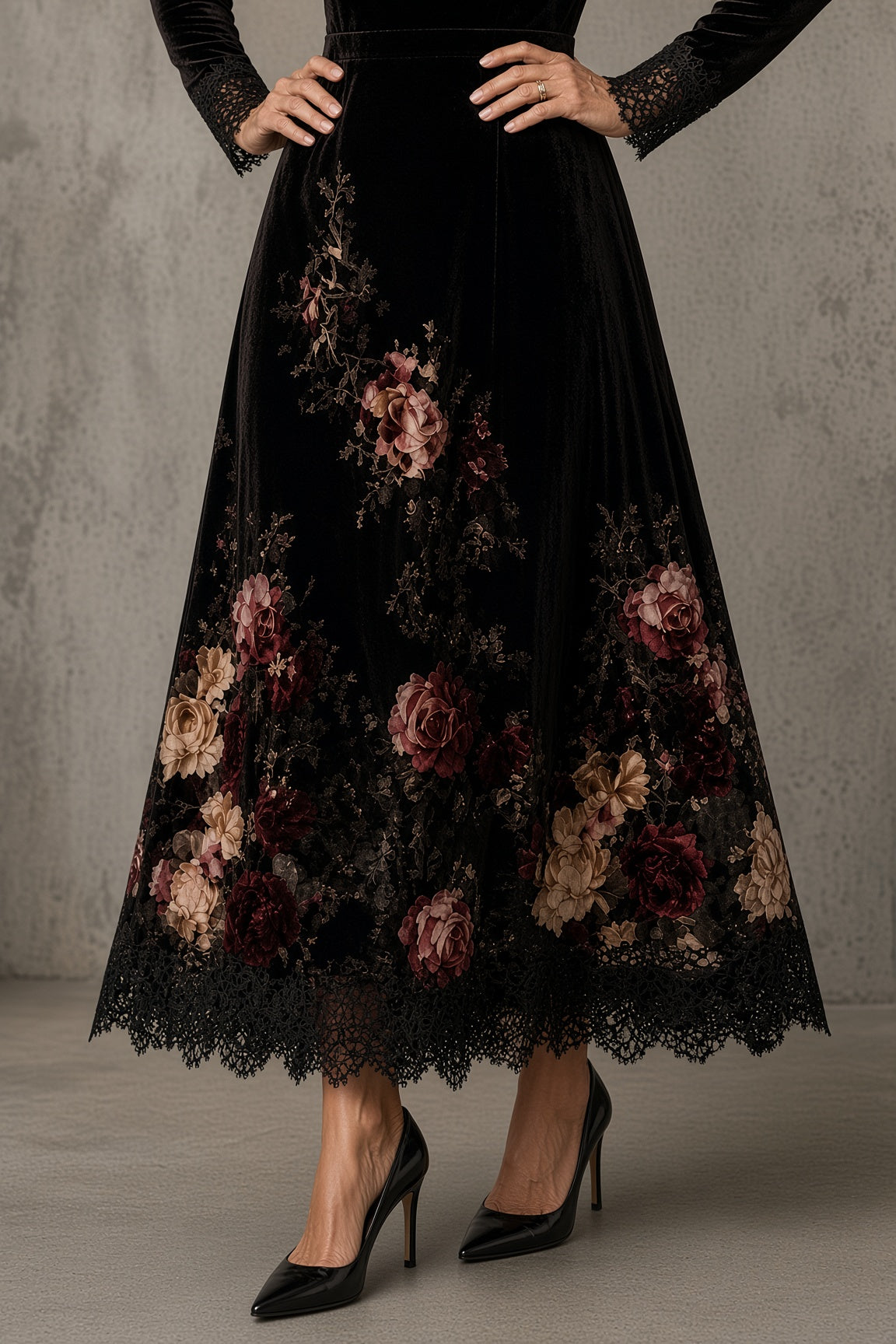 Romantic Velvet Dress
