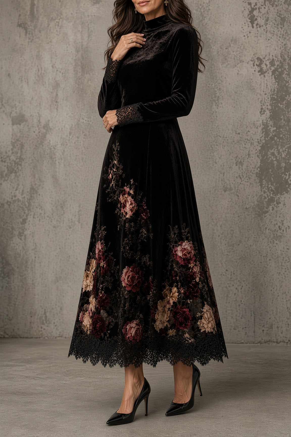Romantic Velvet Dress