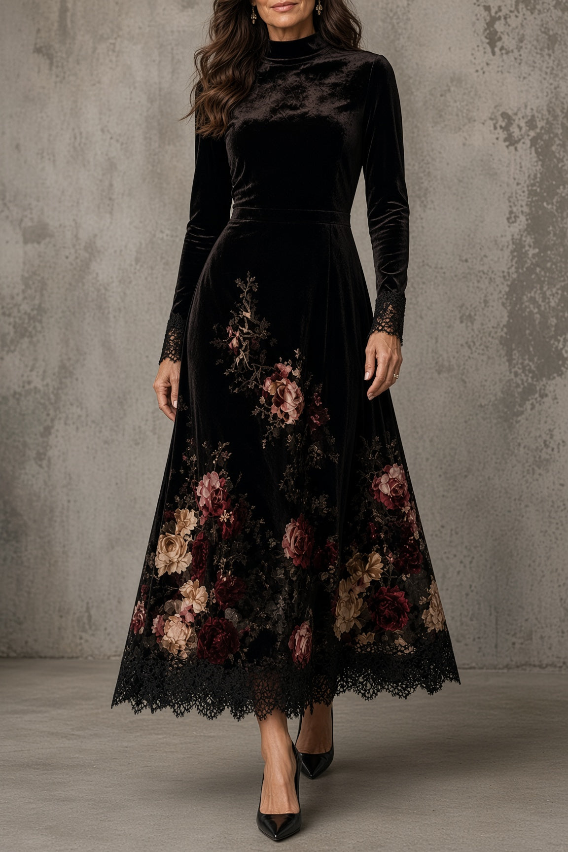 Romantic Velvet Dress