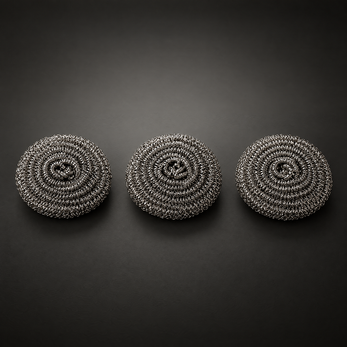 Titanium Pan Scrubbers | Rust-Proof Cleaning Coils (Set of 3)
