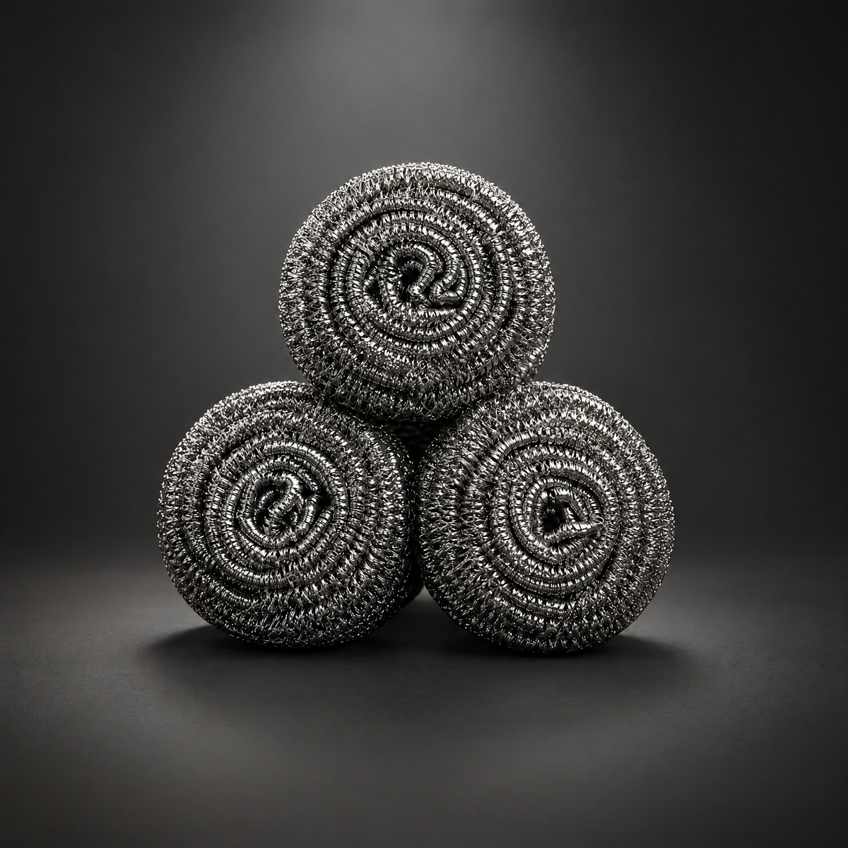 Titanium Pan Scrubbers | Rust-Proof Cleaning Coils (Set of 3)