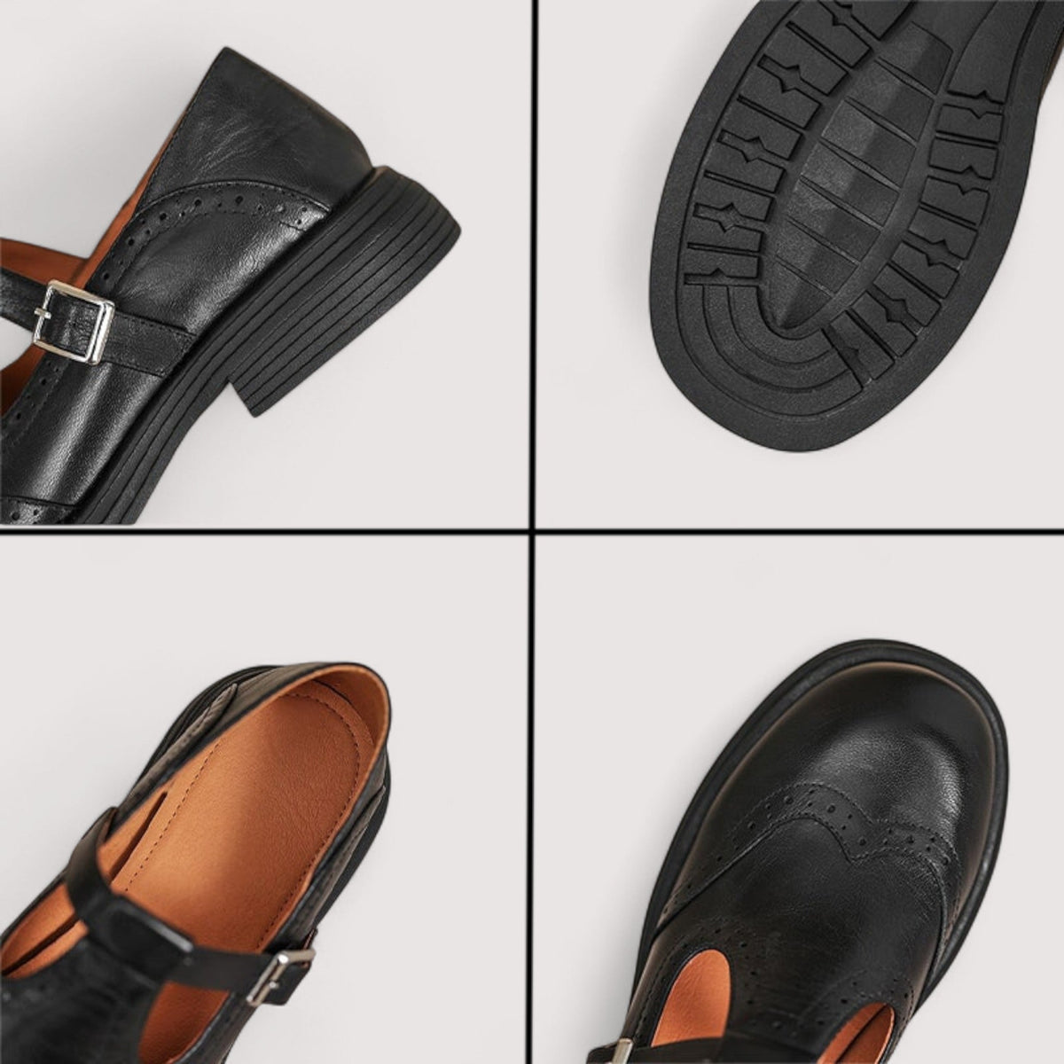 Orthopedic Leather Flats