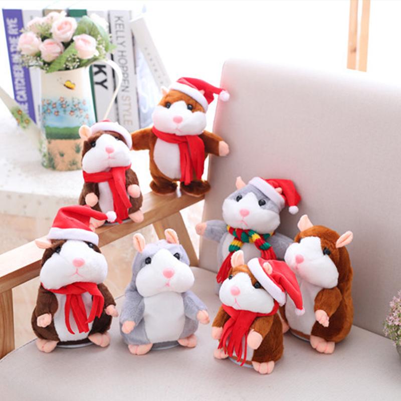 Talking Hamster Plush – Repeats Whatever You Say, Auto Head-Shaking, Hilarious Fun for Kids & Adults
