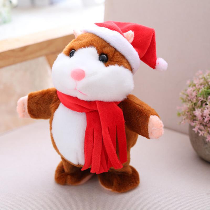 Talking Hamster Plush – Repeats Whatever You Say, Auto Head-Shaking, Hilarious Fun for Kids & Adults