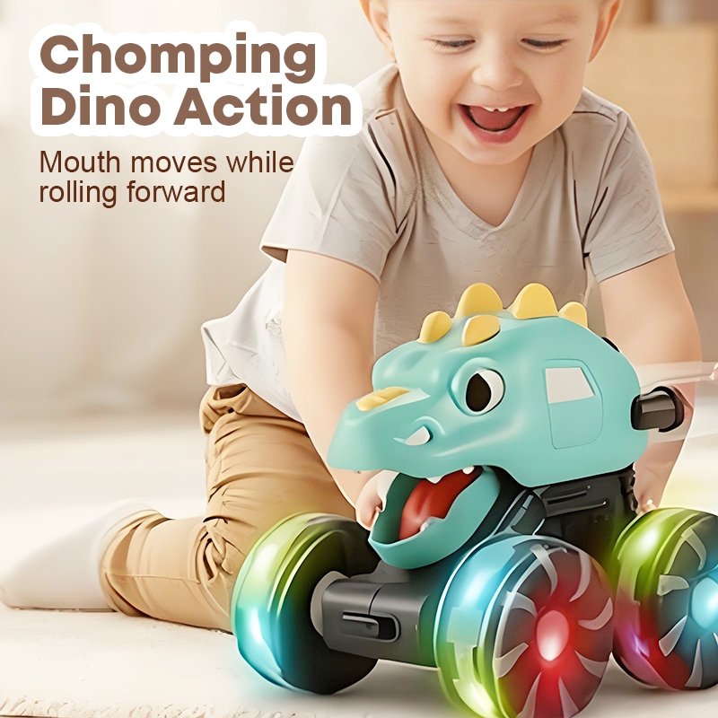 Press & Go Dinosaur Toy Car With Lights