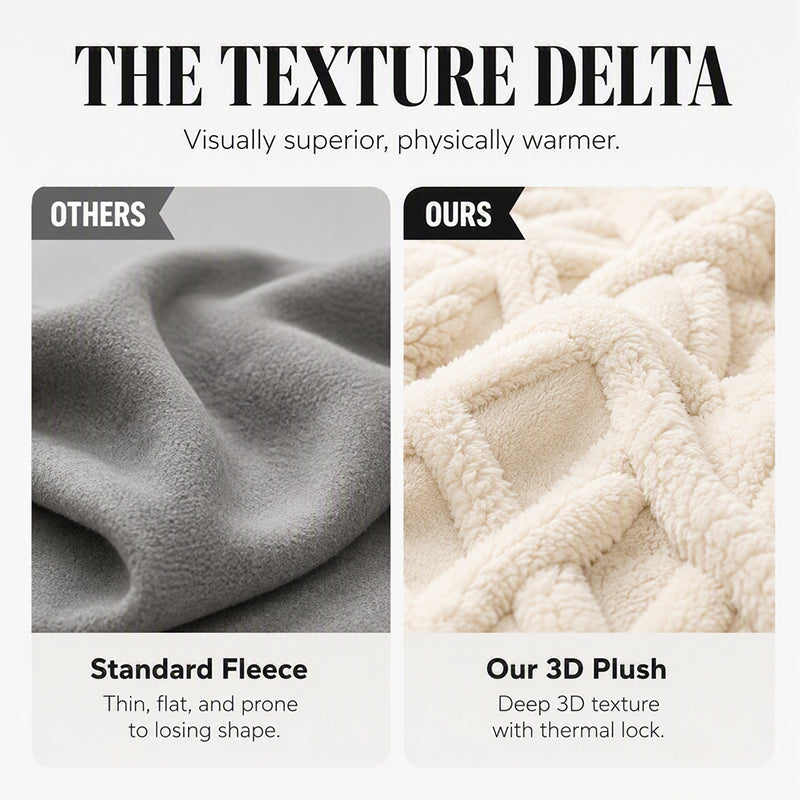 Premium Comfort Women's Plush Textured Hoodie & Pants 2-Piece Set