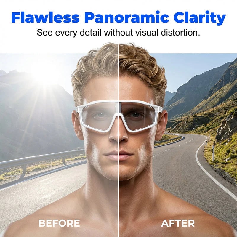 Photochromic Cycling Sunglasses – Instantly Adapt to Light Changes