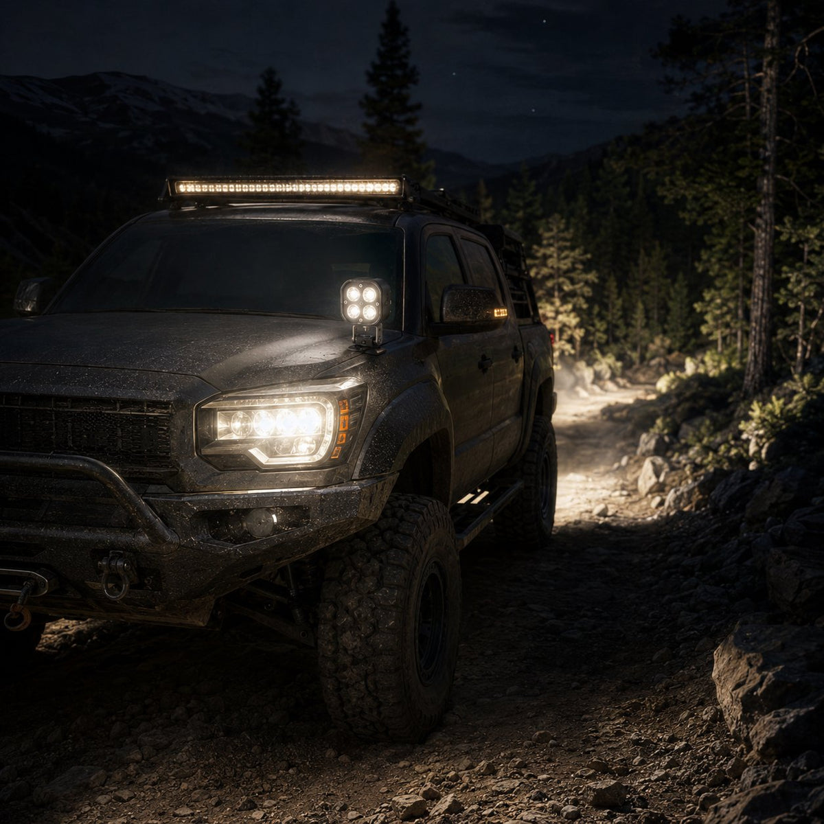 Omni-Directional 360-degree rotation LED Pod Light