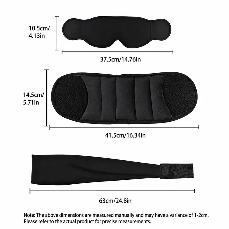 3-in-1 Airplane Sleep Support System - Carry On-Friendly Travel Bedding Accessory Set