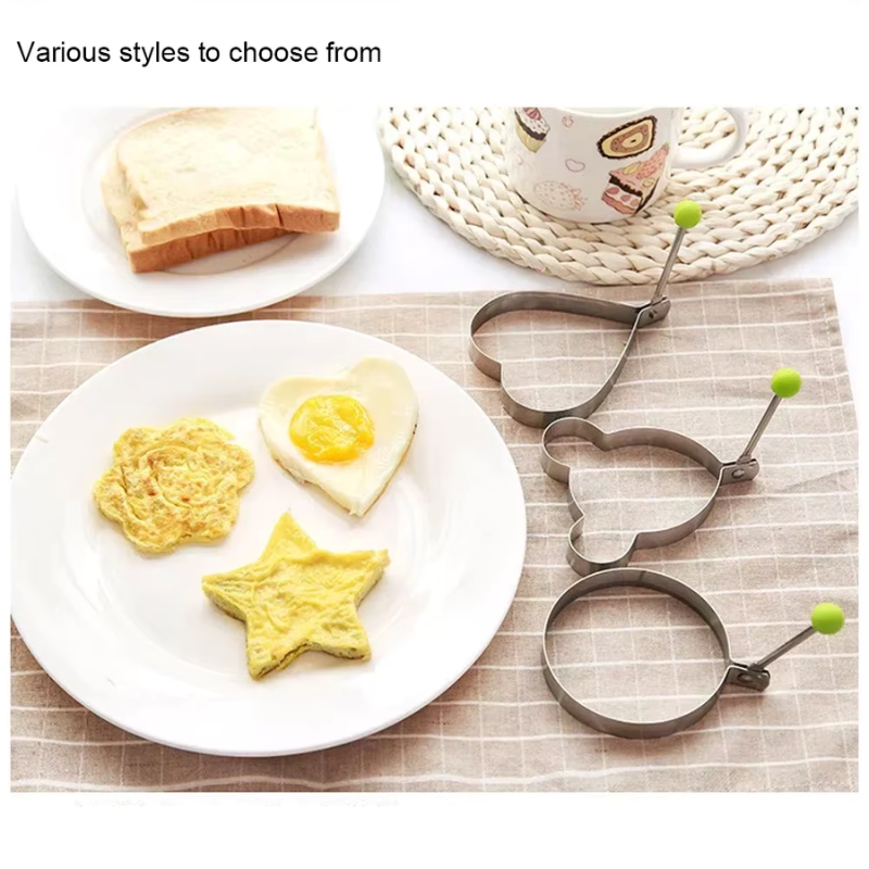 Creative Fun Egg and Pancake Shape Molders Set