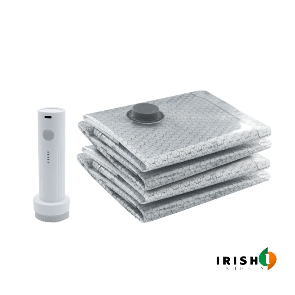 Electric Travel Vacuum Set + Compression Bags