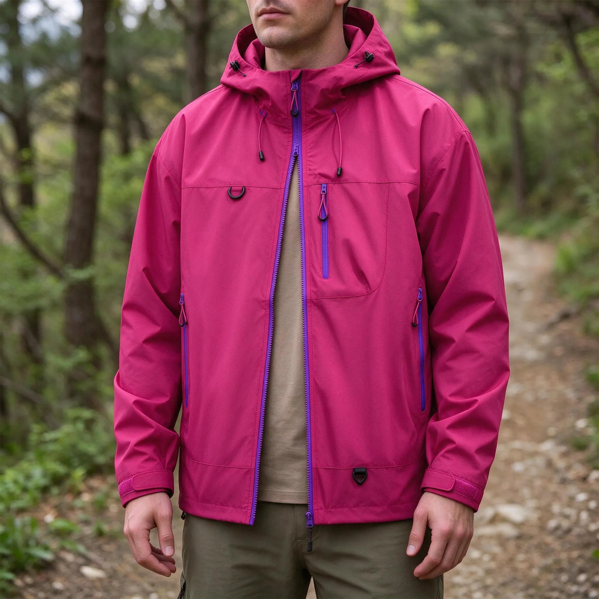 Koponak | Breevix Hooded Outdoor Windbreaker Jacket