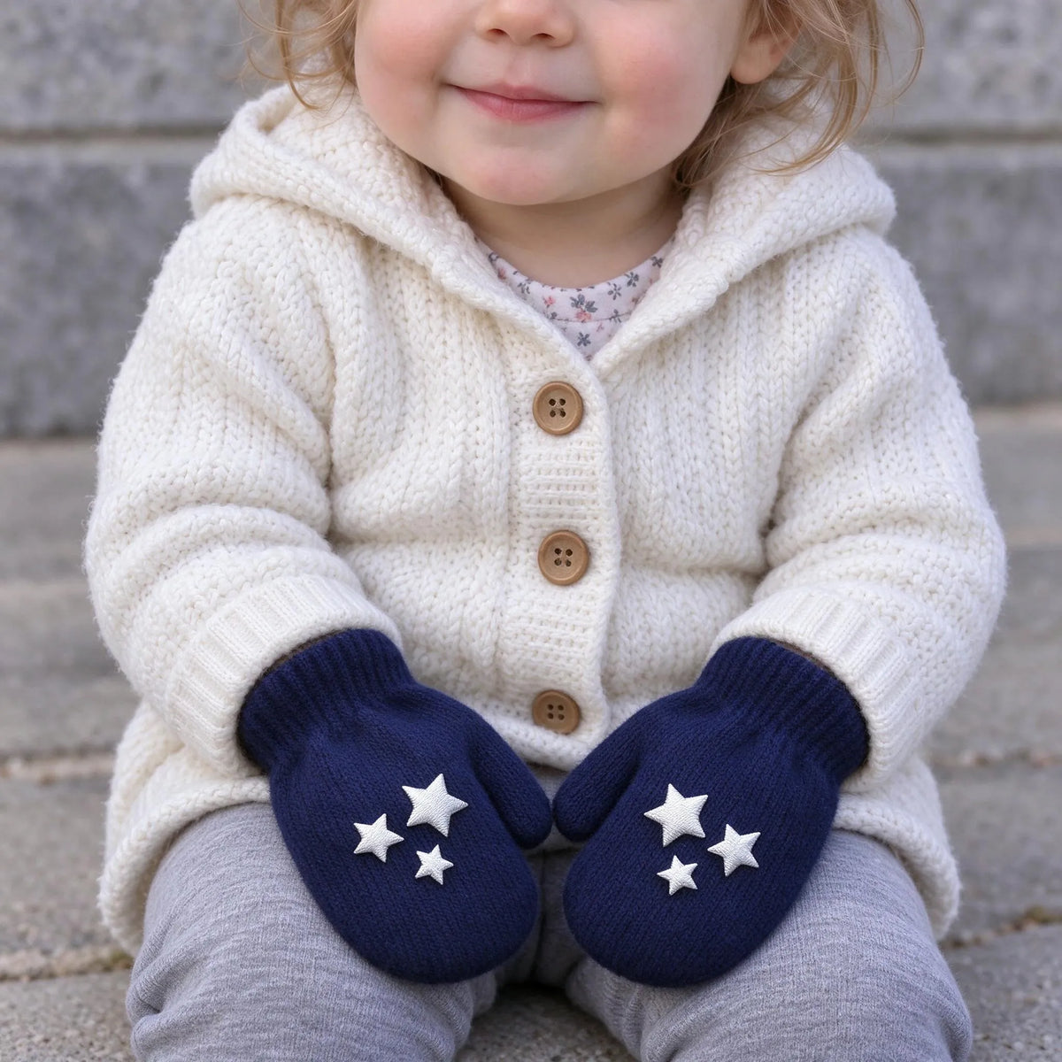 Koponak | Nubino Knitted Winter Stroller Hand Mittens