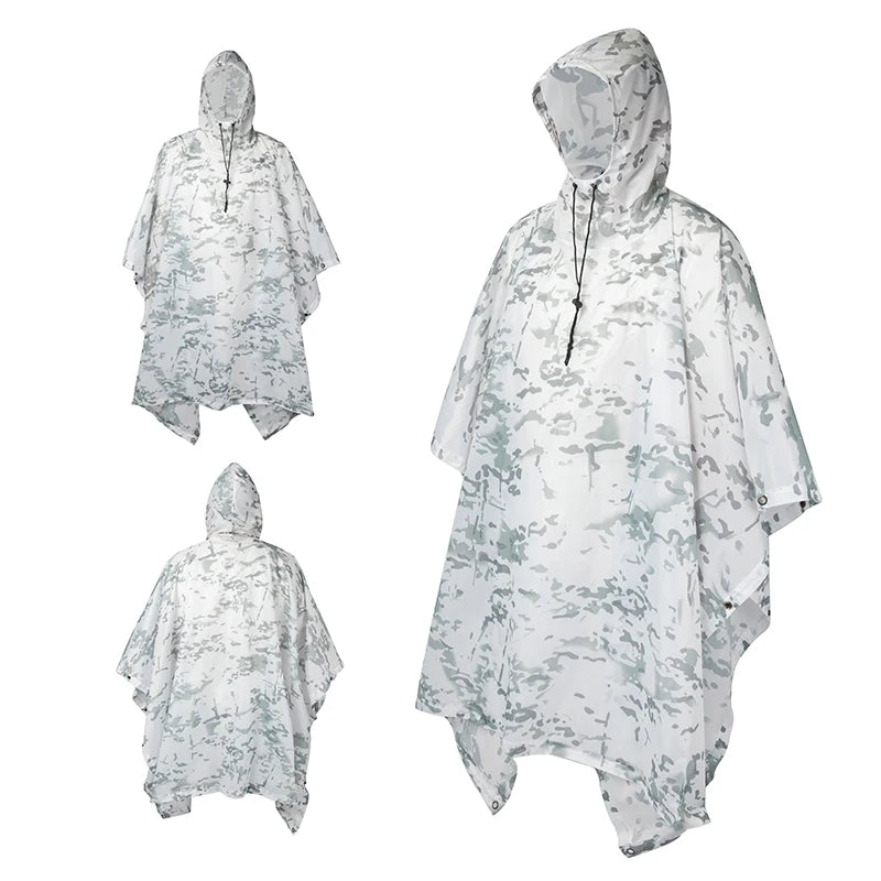 Koponak | Trekivo Packable Hooded Trail Rain Poncho