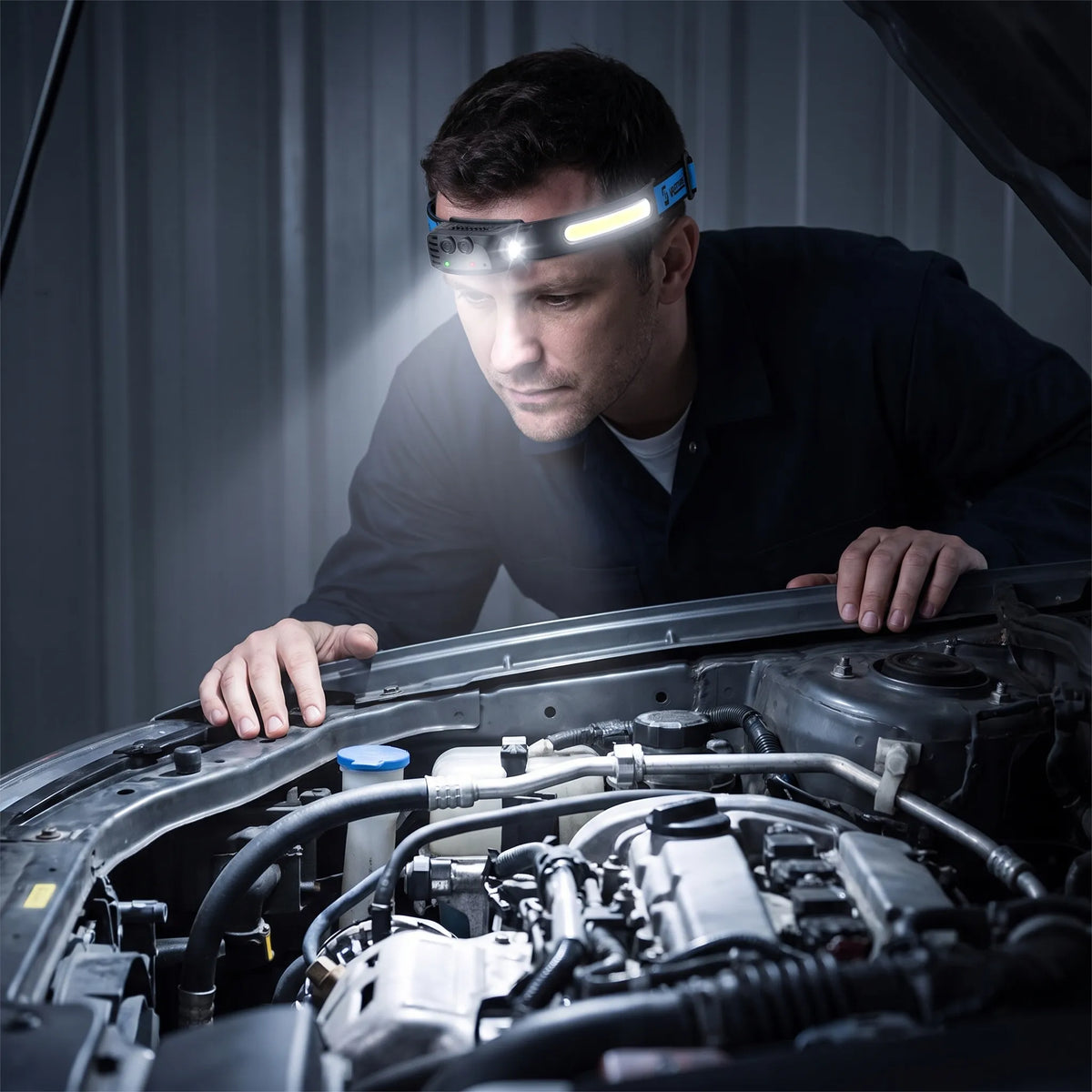 Koponak | Veltrion Motion Sensor Rechargeable Headlamp Flashlight