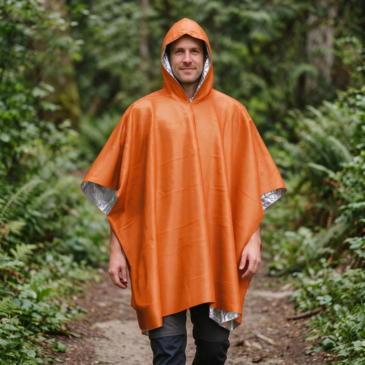 Koponak | Ventoria Hooded Emergency Rain Poncho Shell