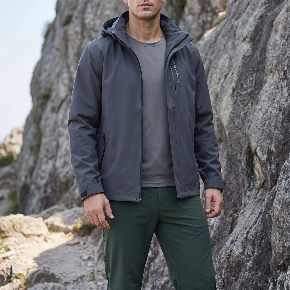 Koponak | Ventorix Lightweight Hooded Outdoor Rain Jacket