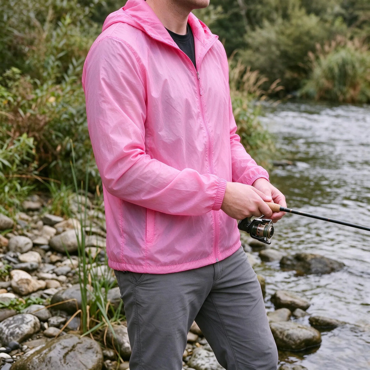 Koponak | Zephlyn Packable Hooded Zip Windbreaker Jacket