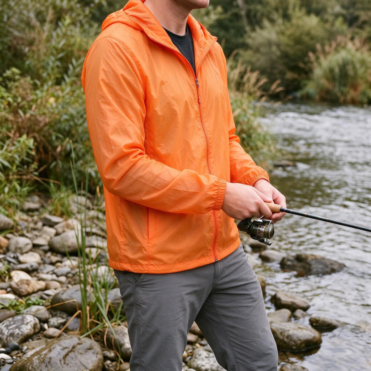 Koponak | Zephlyn Packable Hooded Zip Windbreaker Jacket