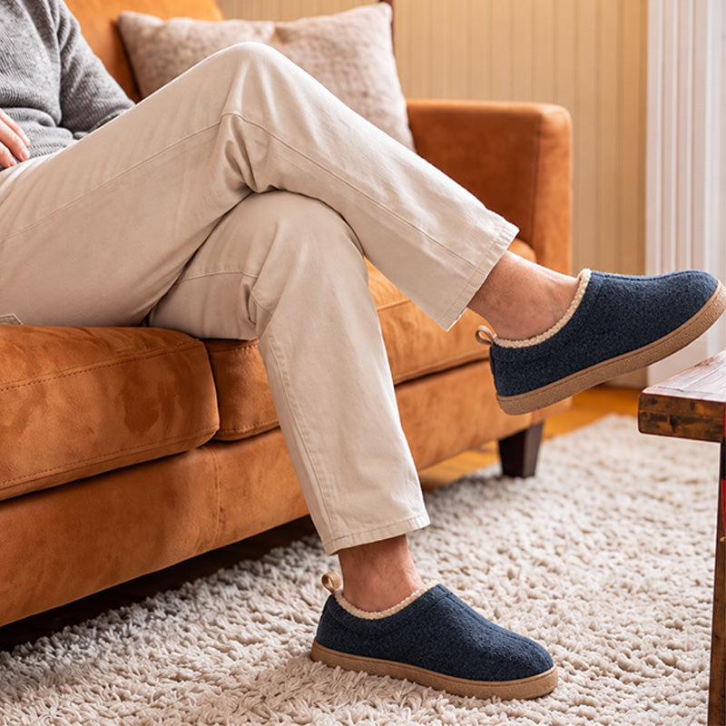 Unisex Orthopaedic House Slippers with Arch Support & Warm Fleece Lining