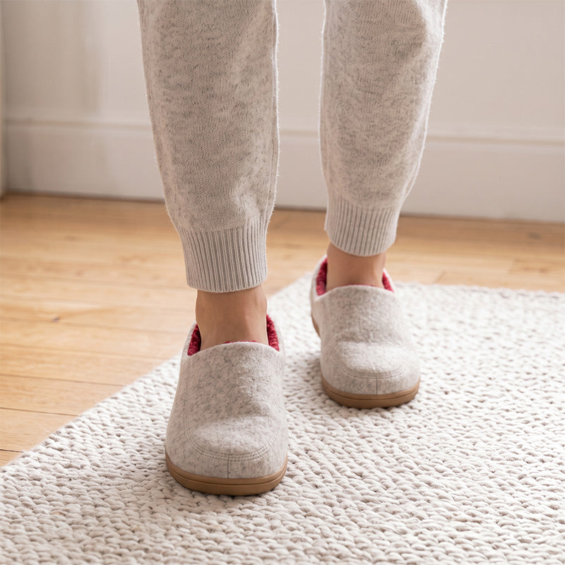 Unisex Orthopaedic House Slippers with Arch Support & Warm Fleece Lining