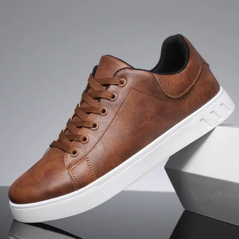 Streamlined Casual Lace-Up Shoes