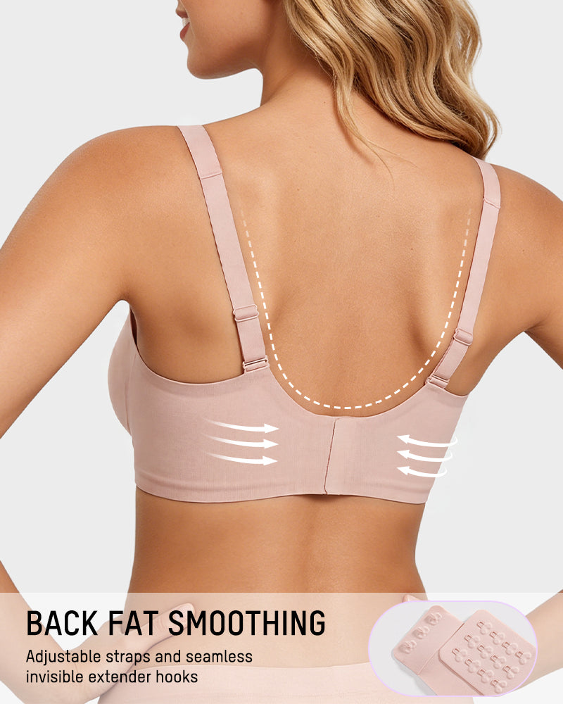 Low-Cut Wire-Free Push-Up Bra