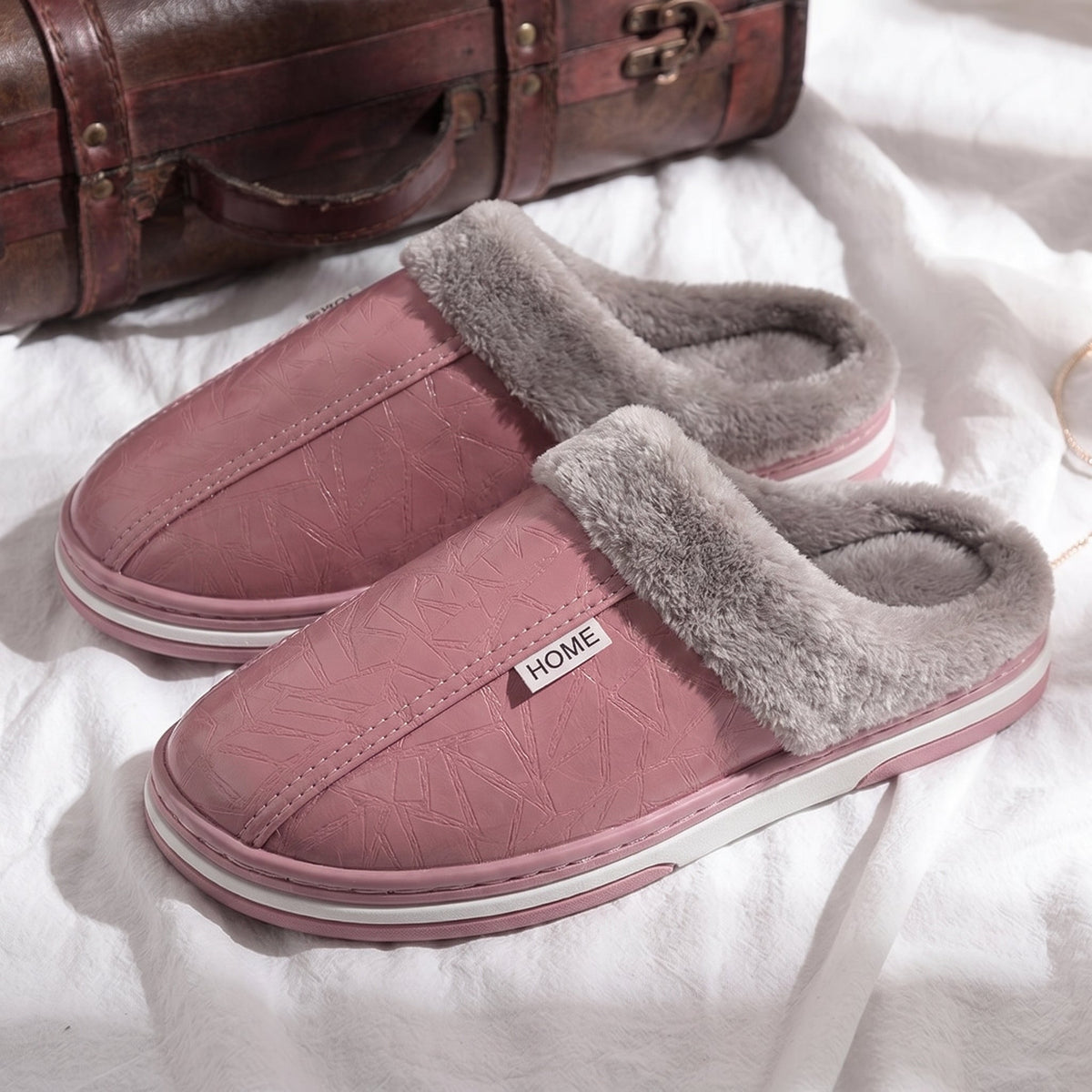 Thermal Quilted House Slippers