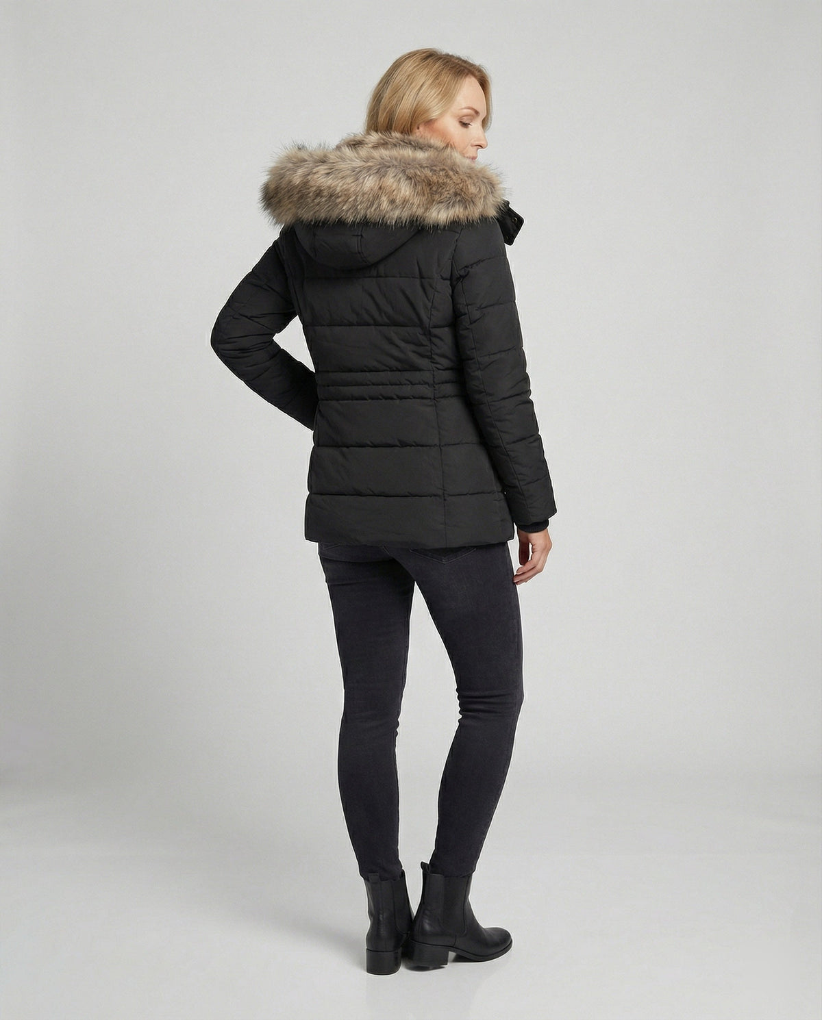 Warm Waterproof Winter Jacket with Inner Lining and Hood