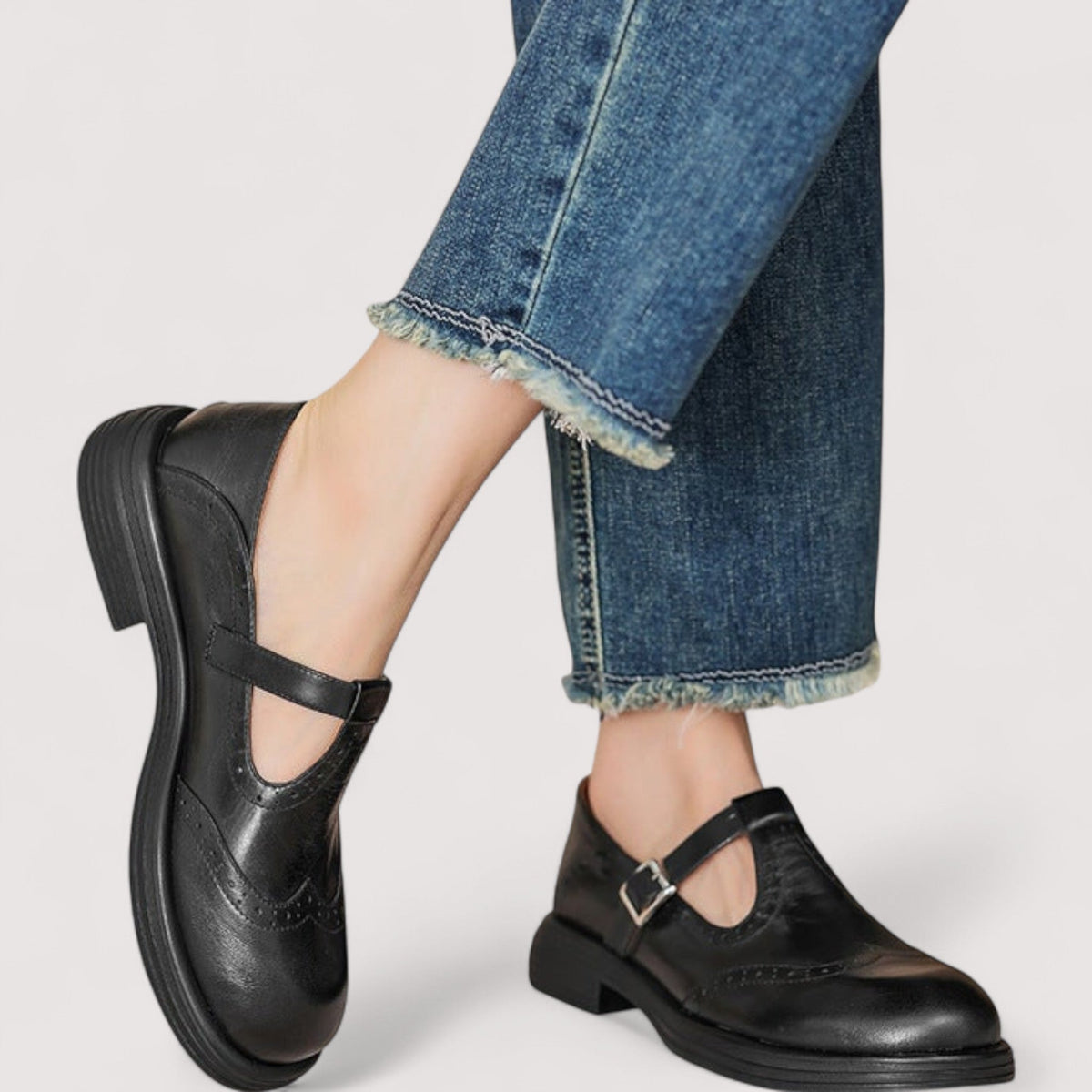 Orthopedic Leather Flats