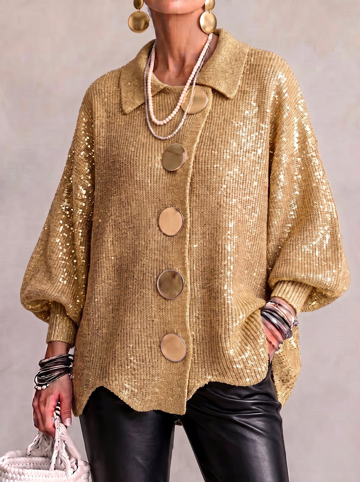 Heavyweight Oversized Cardigan