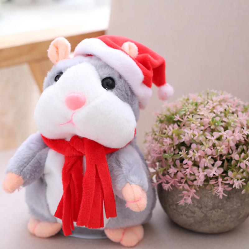 Talking Hamster Plush – Repeats Whatever You Say, Auto Head-Shaking, Hilarious Fun for Kids & Adults