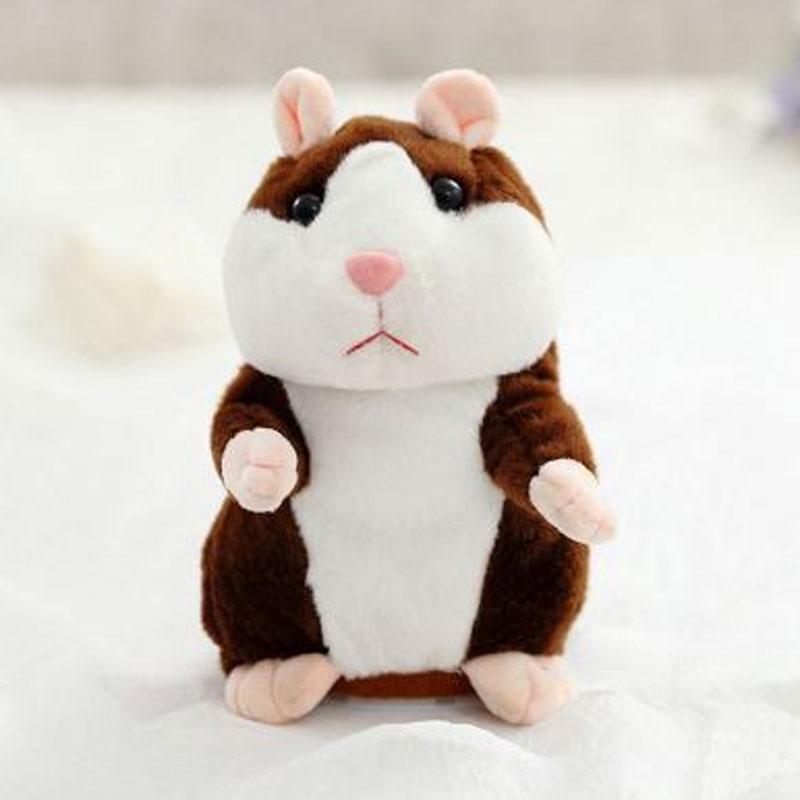 Talking Hamster Plush – Repeats Whatever You Say, Auto Head-Shaking, Hilarious Fun for Kids & Adults