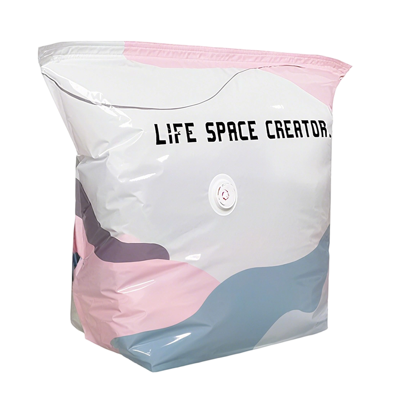Large Compressible Vacuum Storage Bag - No Pump, Waterproof & Ideal for Saving Space in Suitcases and at Home