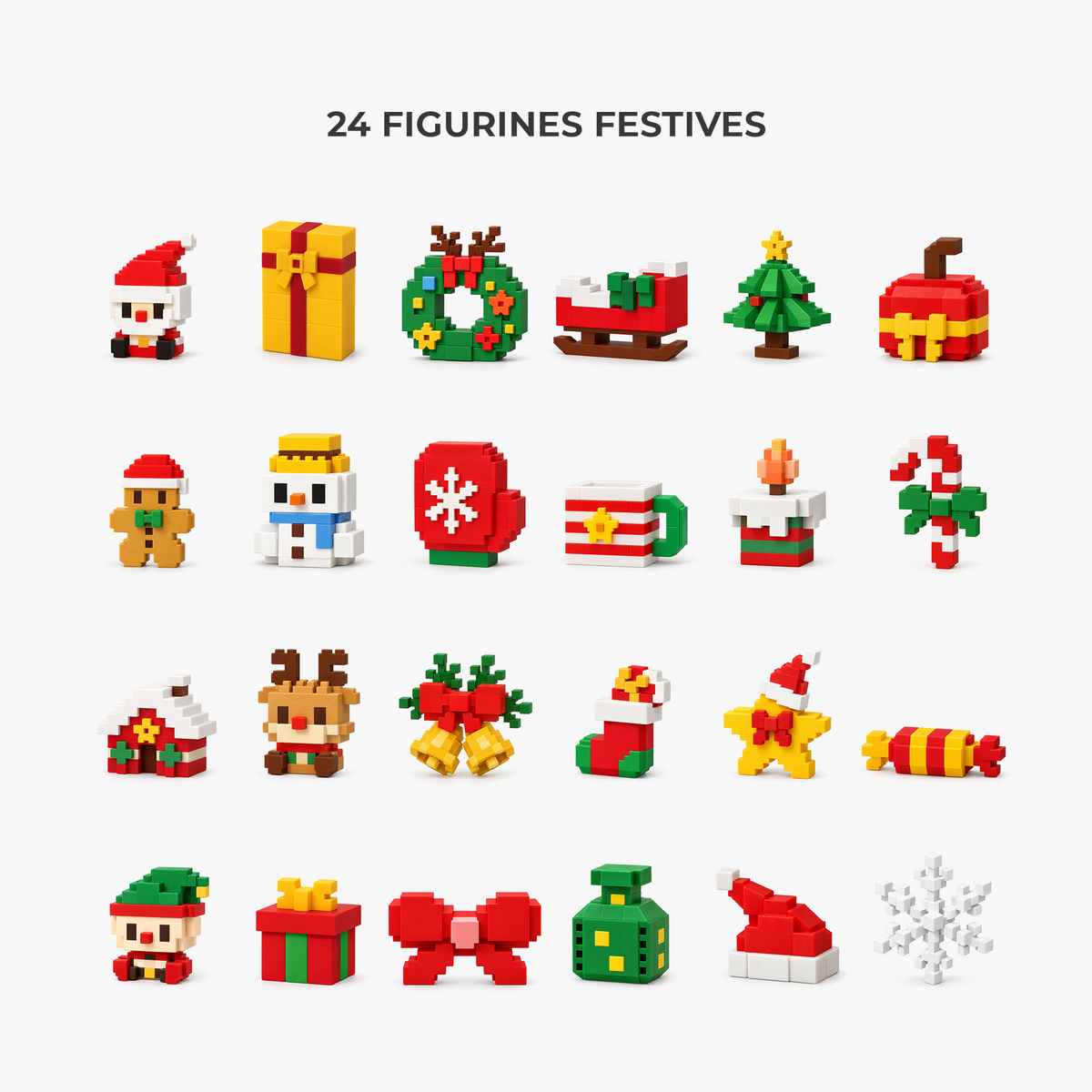 Christmas Advent Calendar in Bricks